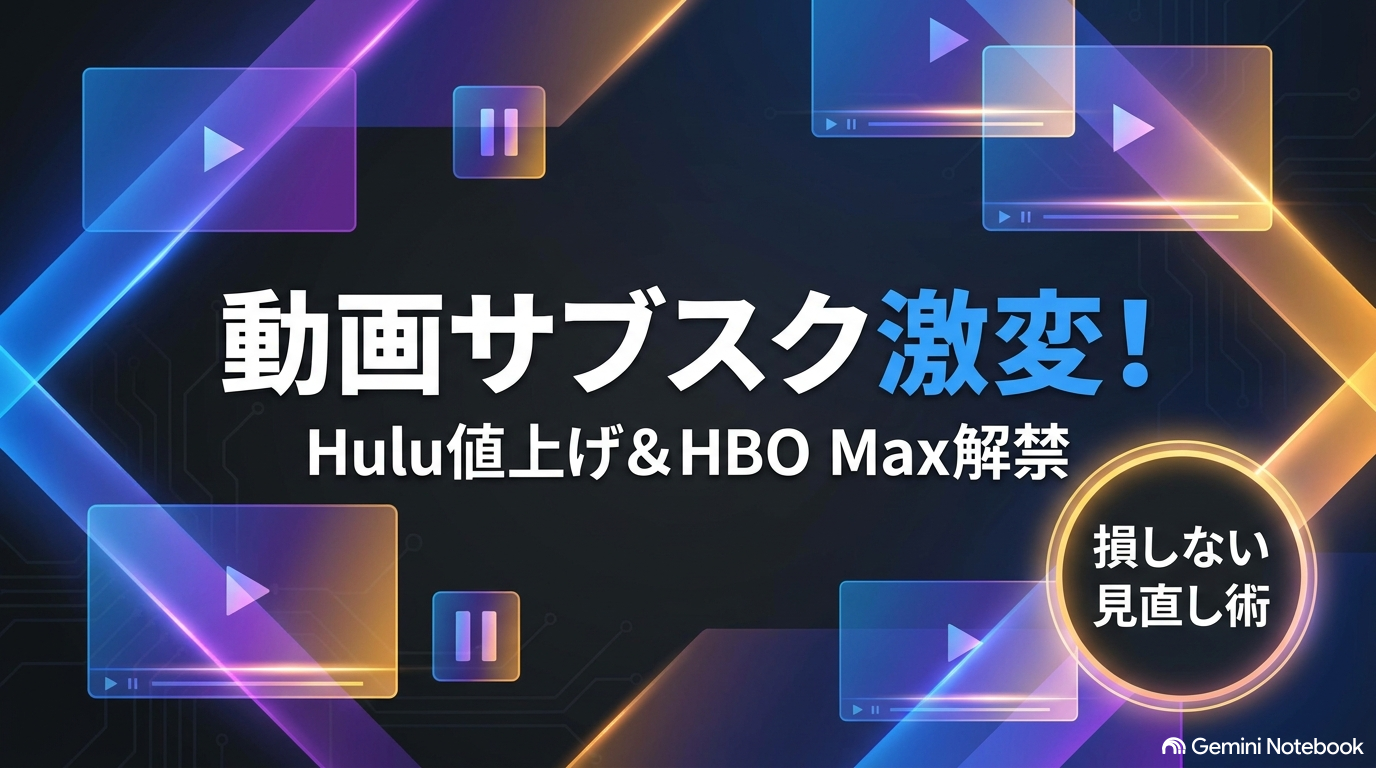 動画サブスク激変！Hulu値上げ＆HBO Max解禁で「今すぐやるべき見直し」